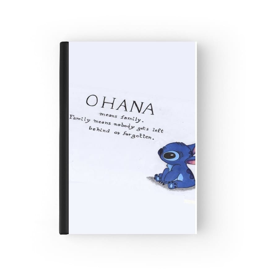 Housse Passeport Ohana signifie famille
