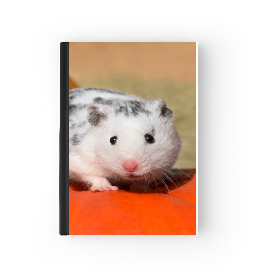 Housse Hamster dalmatien blanc tacheté de noir