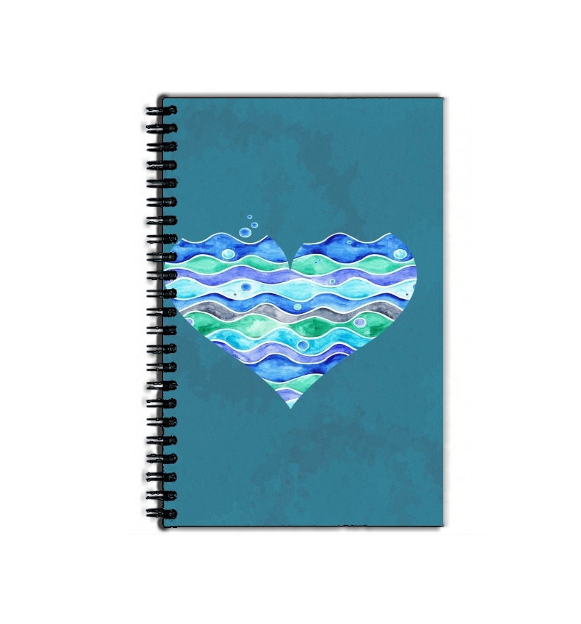 Cahier A Sea of Love (blue)