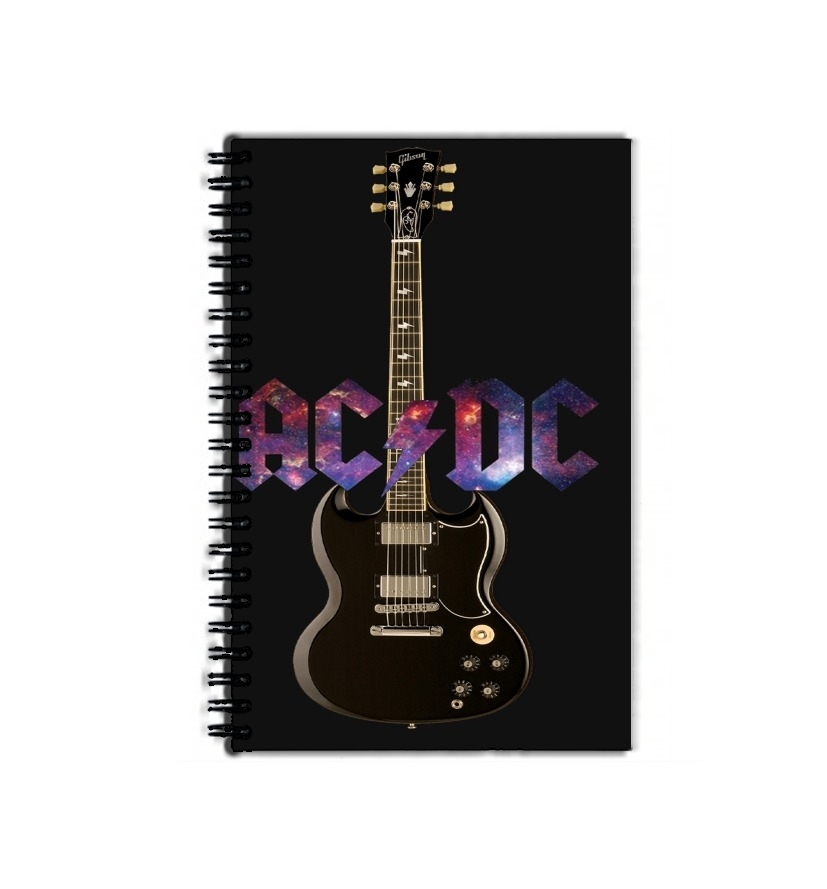 Cahier AcDc Guitare Gibson Angus