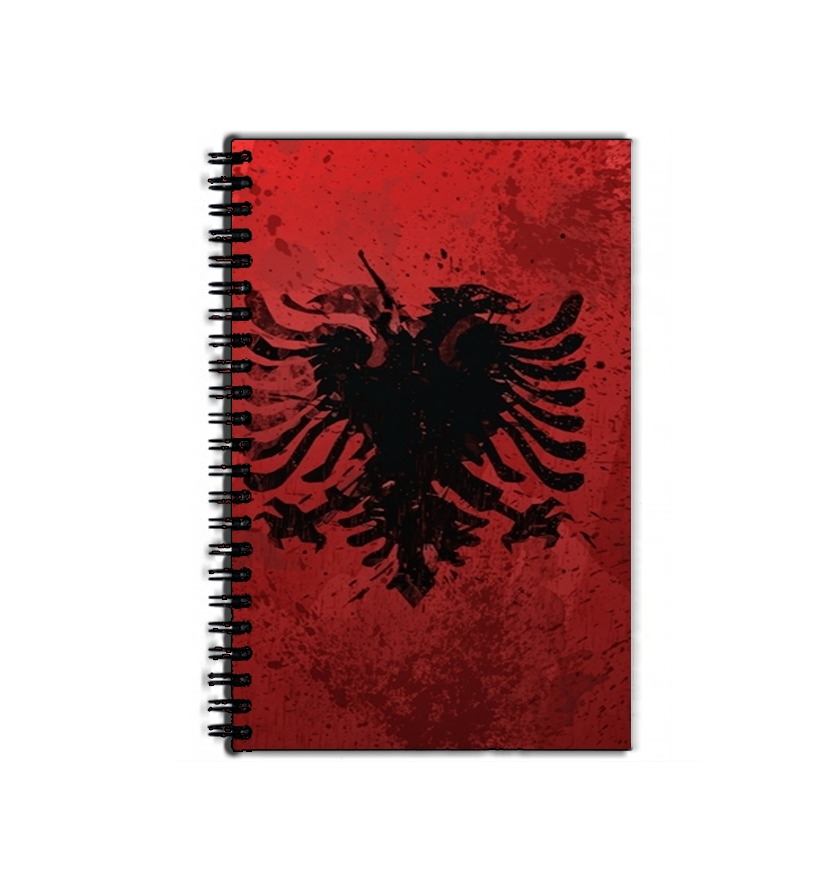 Cahier Albanie Painting Flag