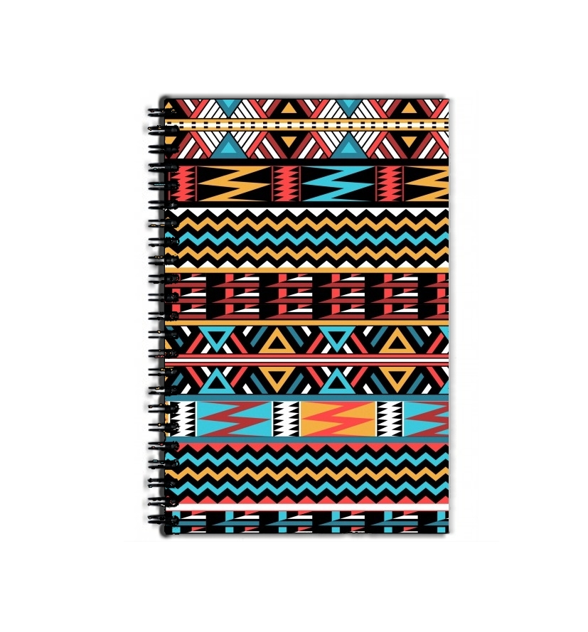 Cahier aztec pattern red Tribal