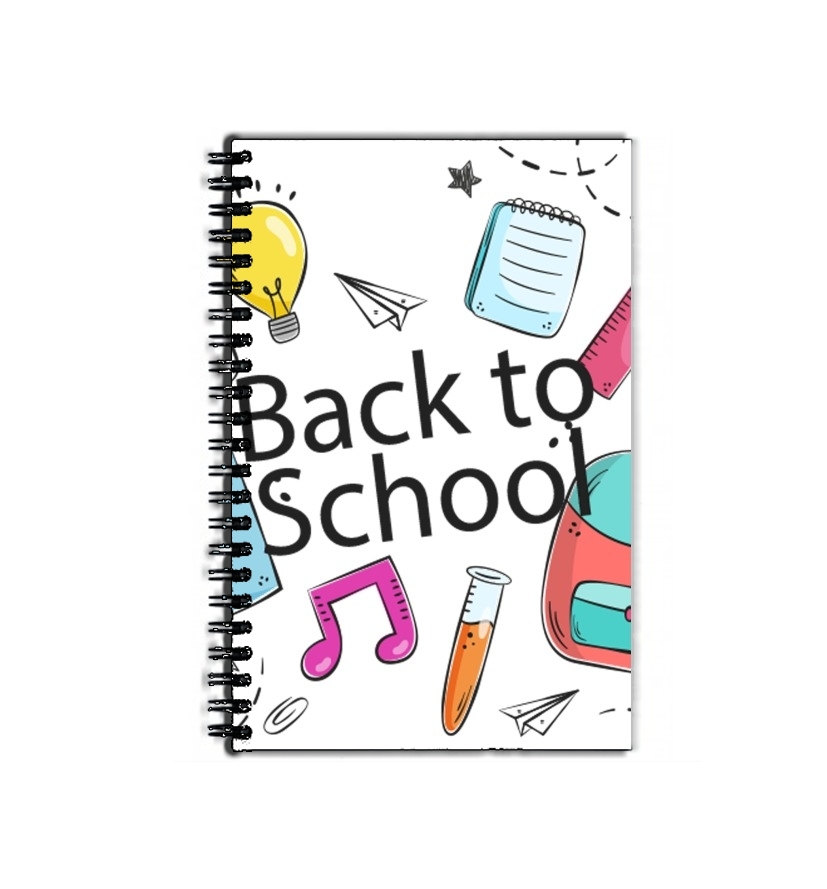 Cahier Back to school background drawing