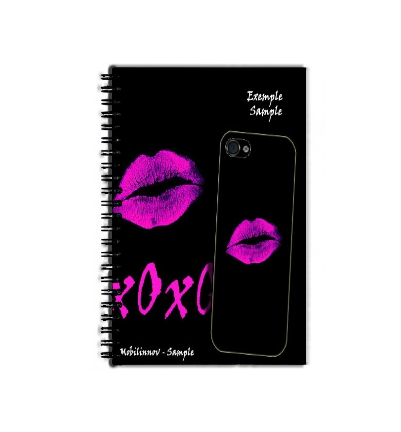 Cahier Bisous Sexy Kiss
