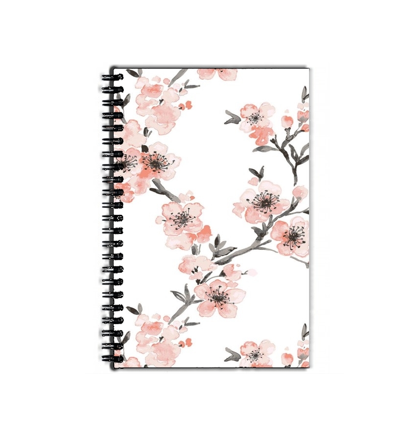 Cahier Cherry Blossom Aquarel Flower