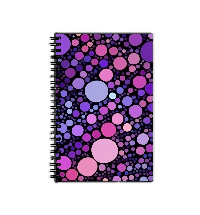 Cahier cool dots orchid