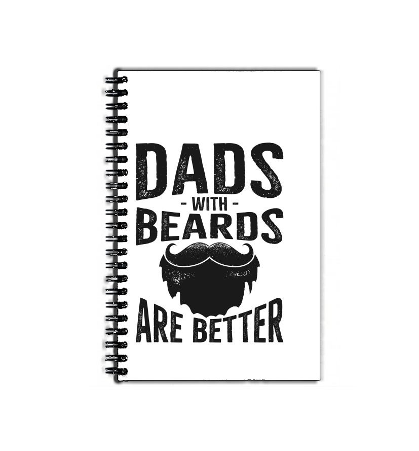 Cahier Les papas avec une barbe sont les meilleurs
