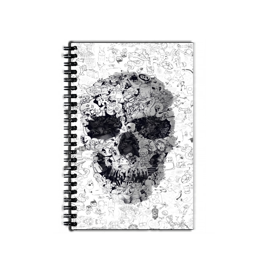 Cahier Doodle Skull