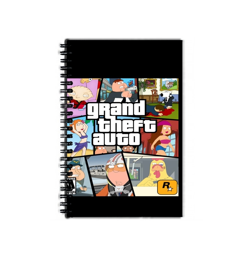 Cahier Family Guy mashup GTA