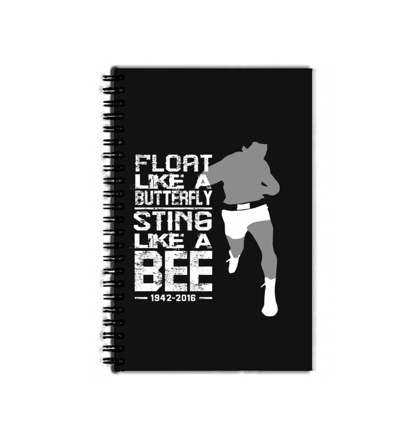 Cahier Float like a butterfly Sting like a bee