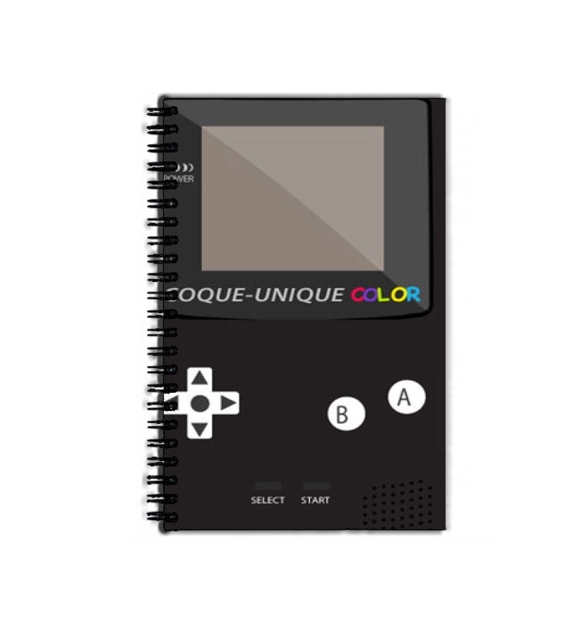Cahier GameBoy Color Noir