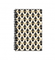 cahier-de-texte Glitter Triangles in Gold Black And Nude