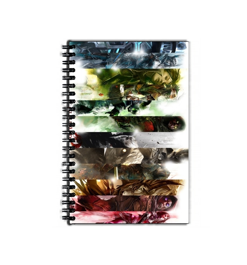 Cahier Guild Wars 2 All classes art