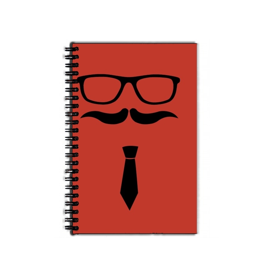 Cahier Hipster Face