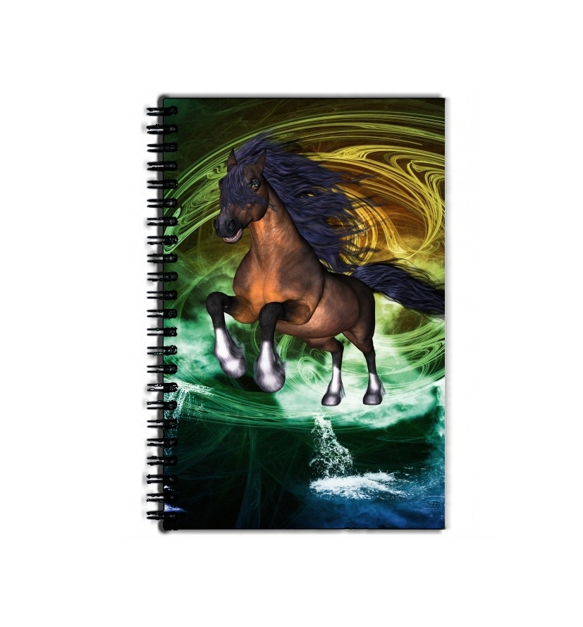 Cahier Horse with blue mane