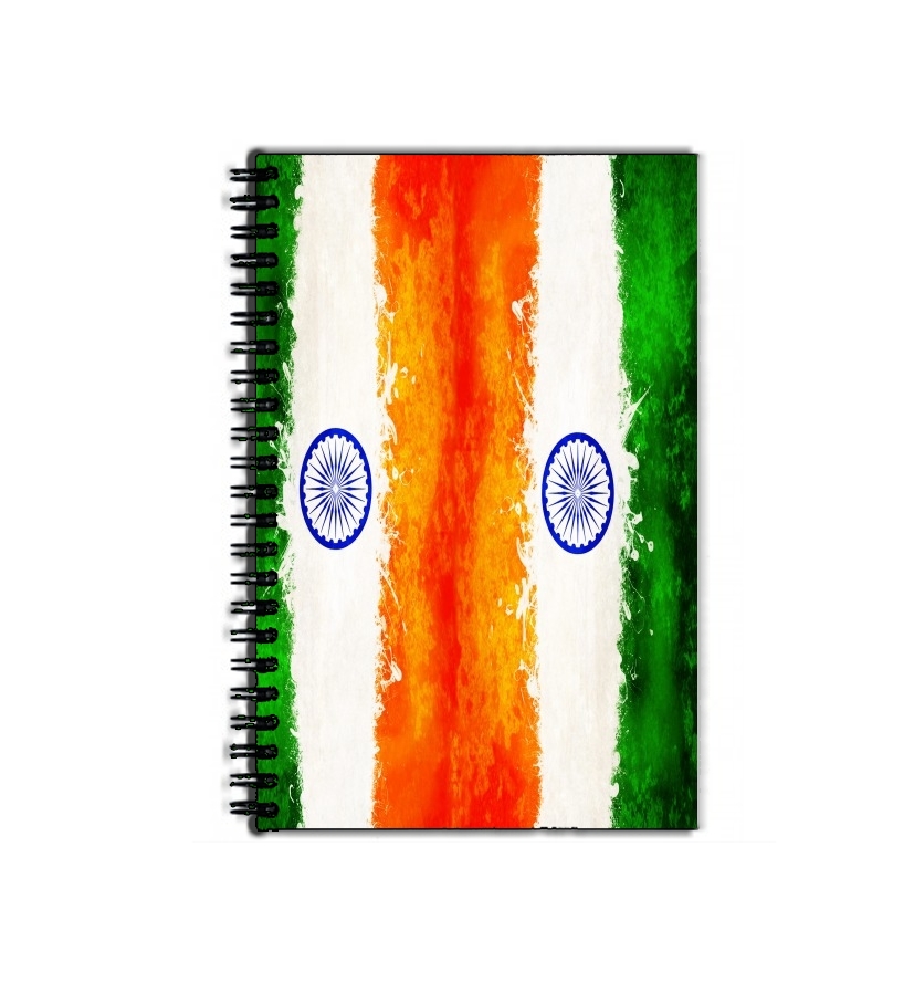 Cahier Indian Paint Spatter