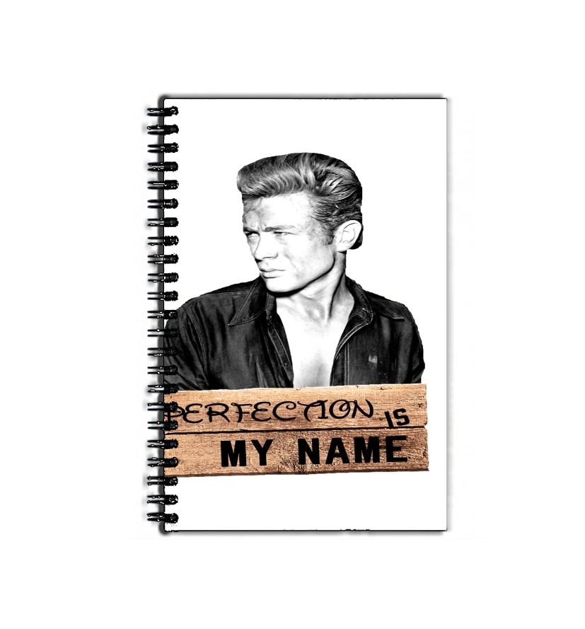 Cahier James Dean Perfection is my name