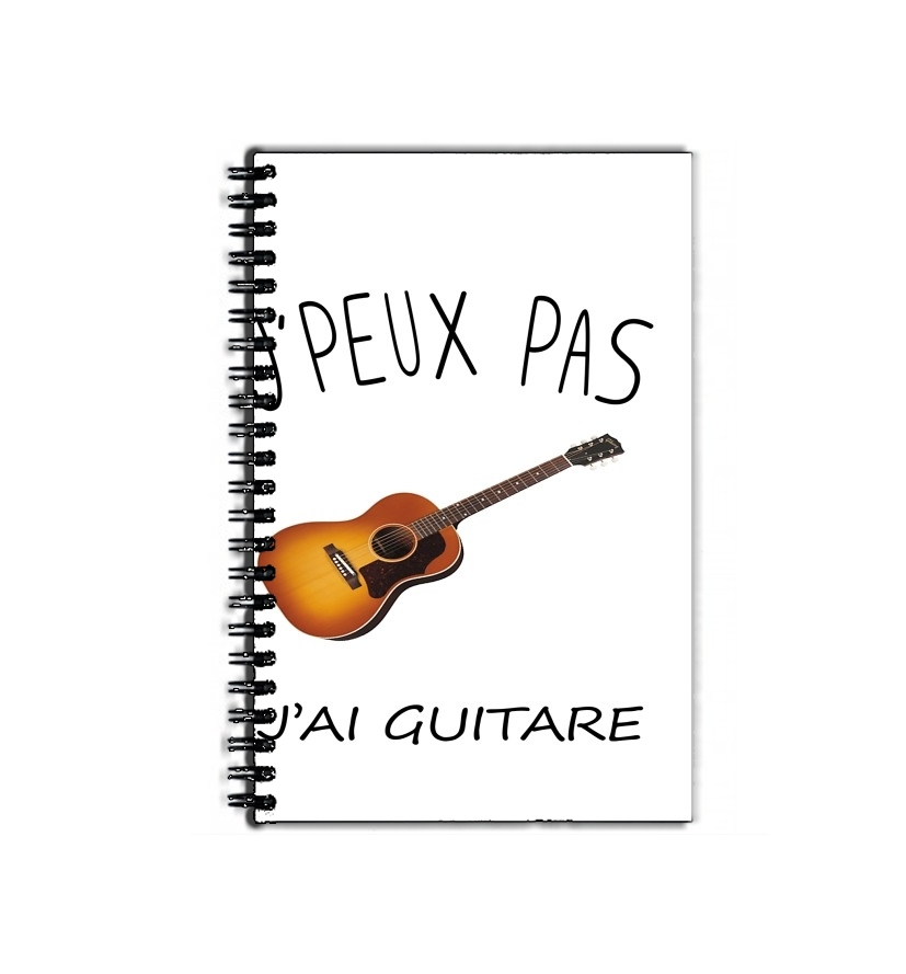 Cahier Je peux pas j'ai guitare