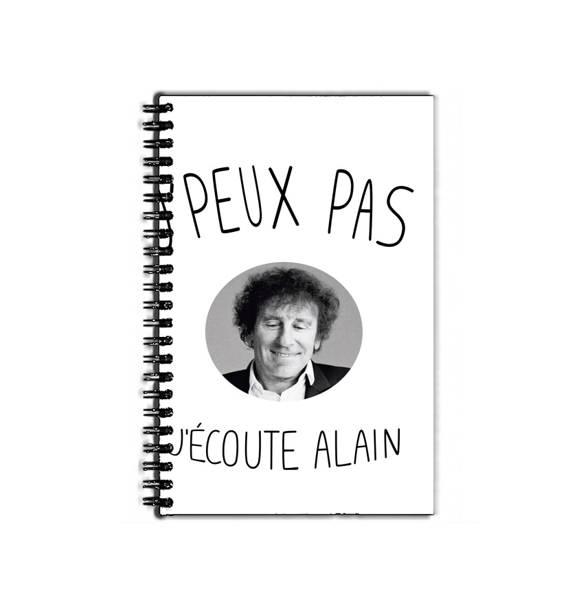 Cahier Je peux pas j’écoute Alain Souchon