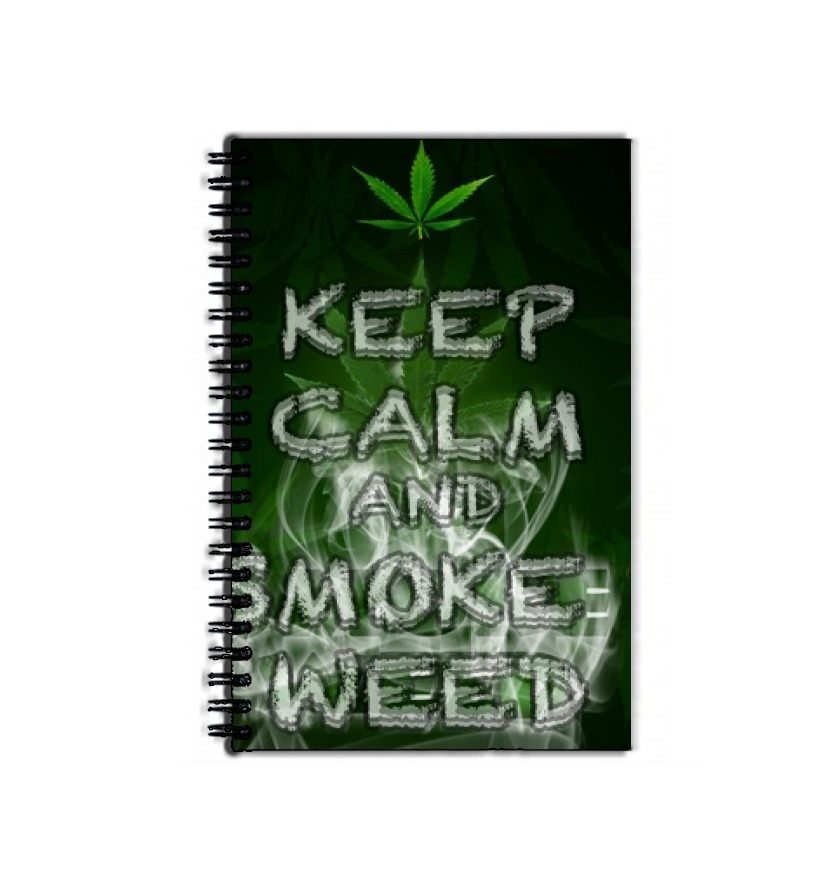Cahier Keep Calm And Smoke Weed
