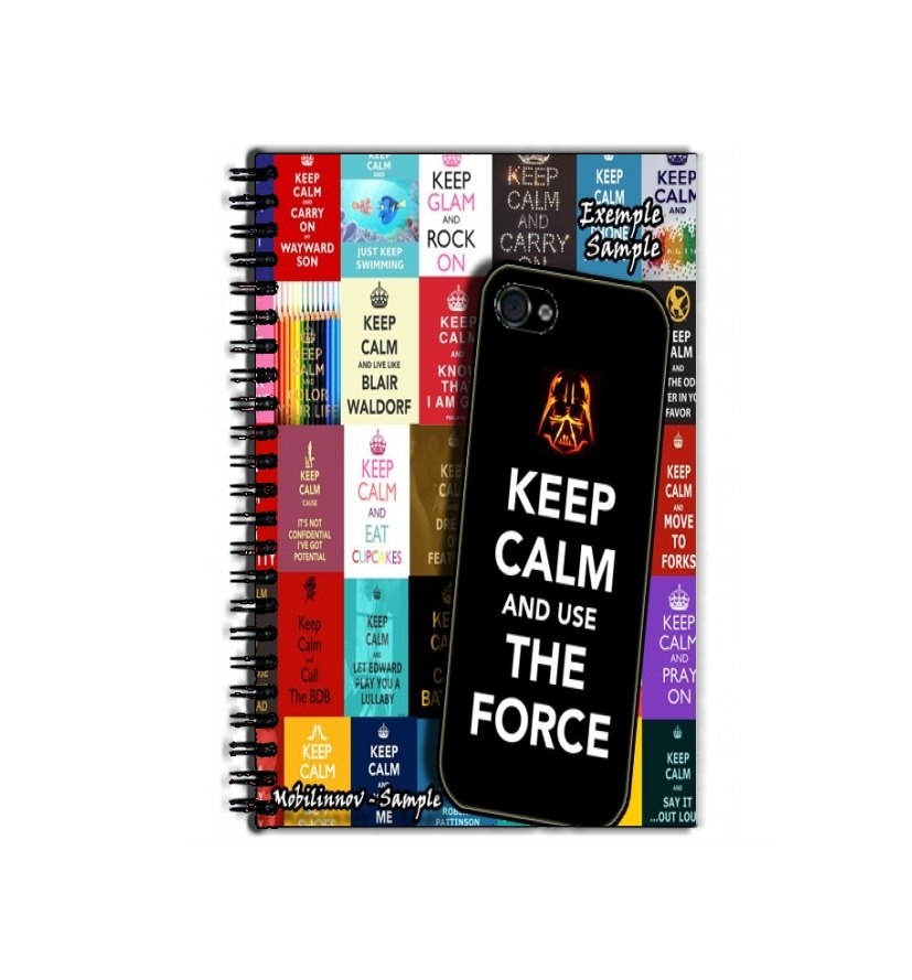 Cahier Keep Calm And Use the Force