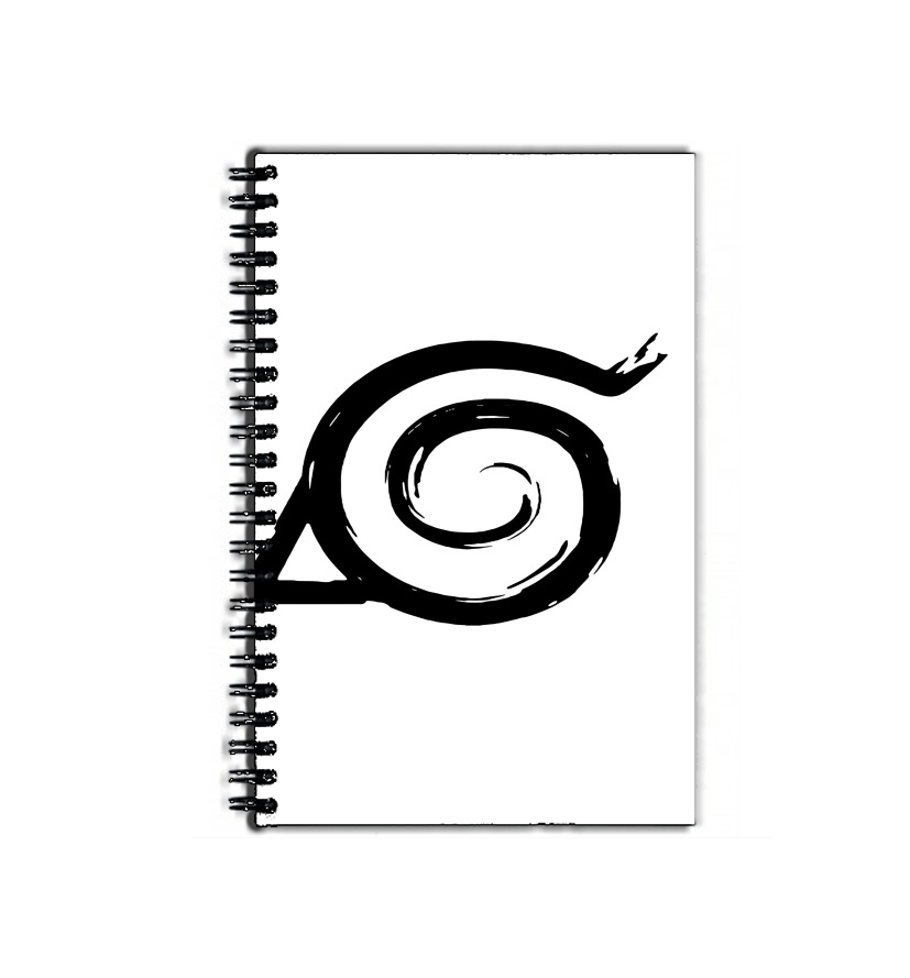 Cahier Konoha Symbol Grunge art