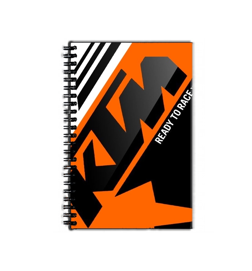 Cahier KTM Racing Orange And Black
