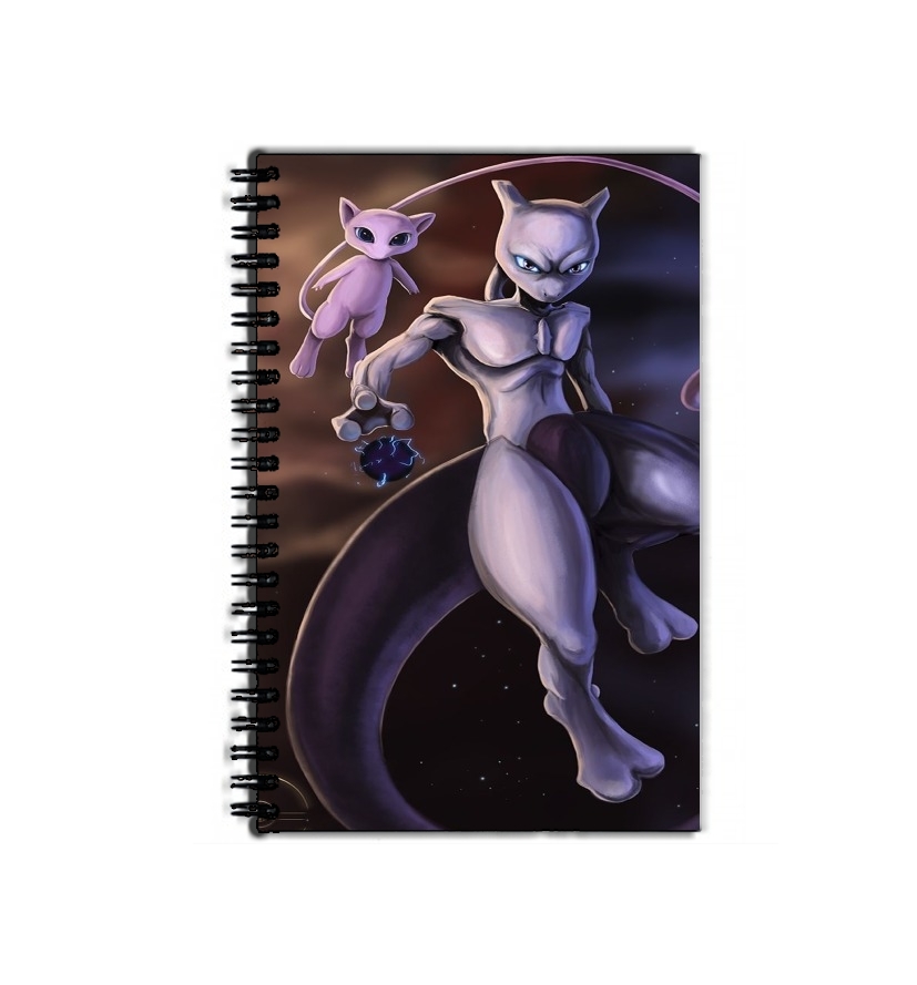 Cahier Mew And Mewtwo Fanart
