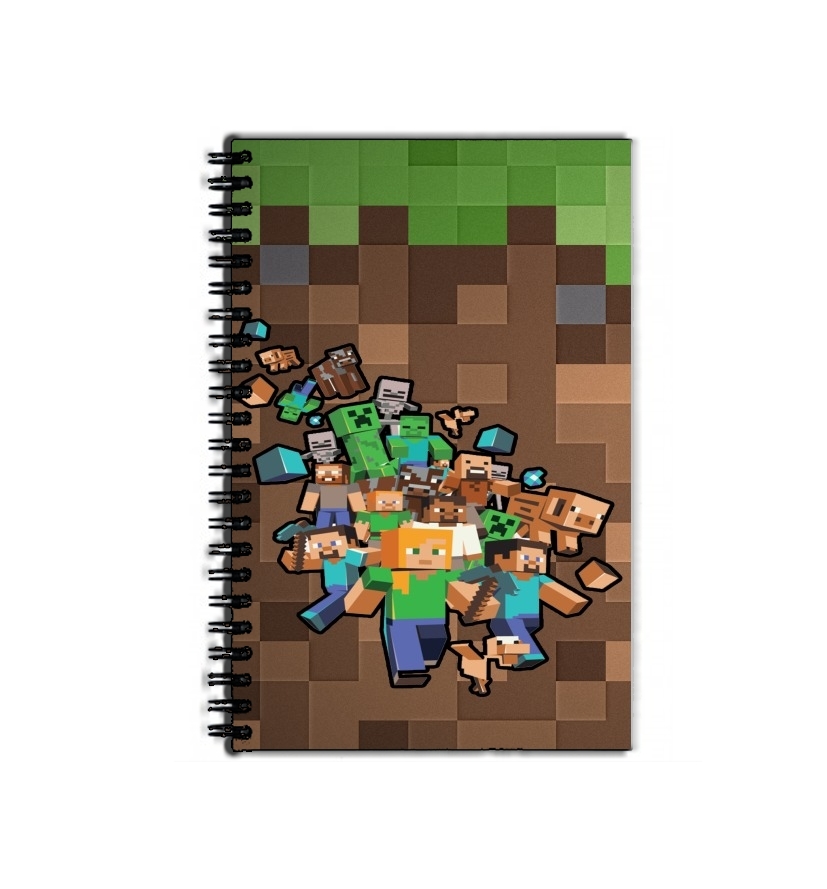 Cahier Minecraft Creeper Forest