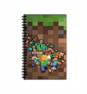 Cahier de texte école Minecraft Creeper Forest