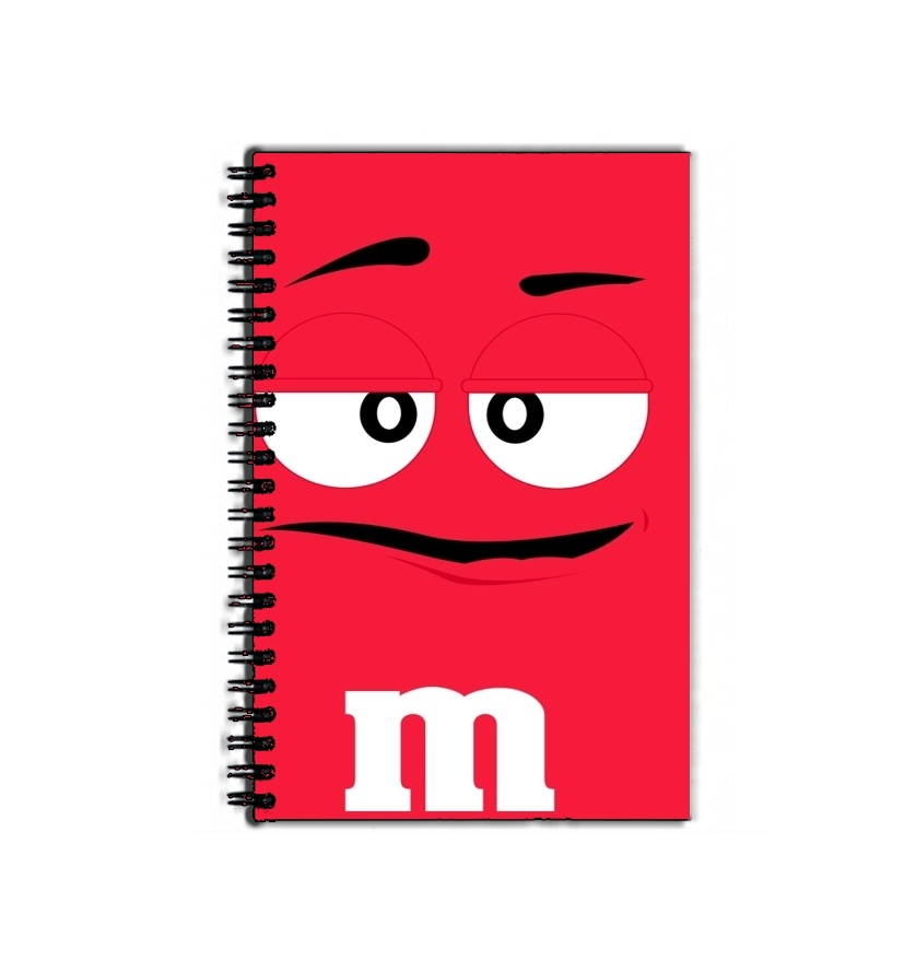 Cahier M&M's Rouge