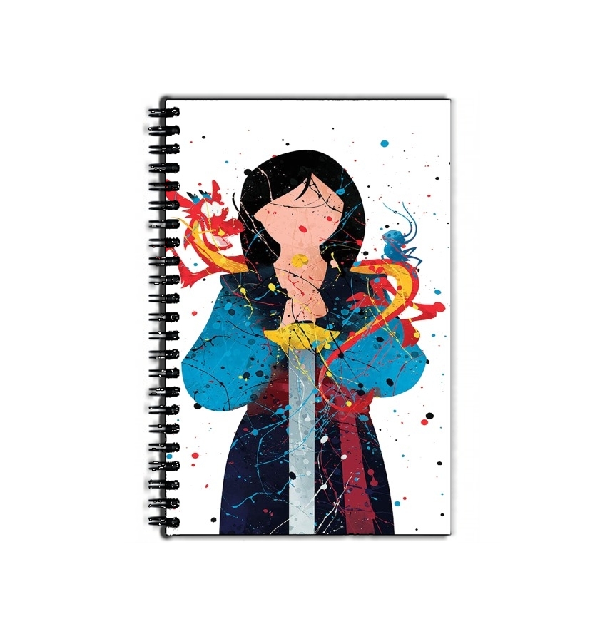 Cahier Mulan Princess Watercolor Decor