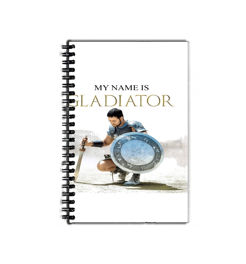 Cahier My name is gladiator