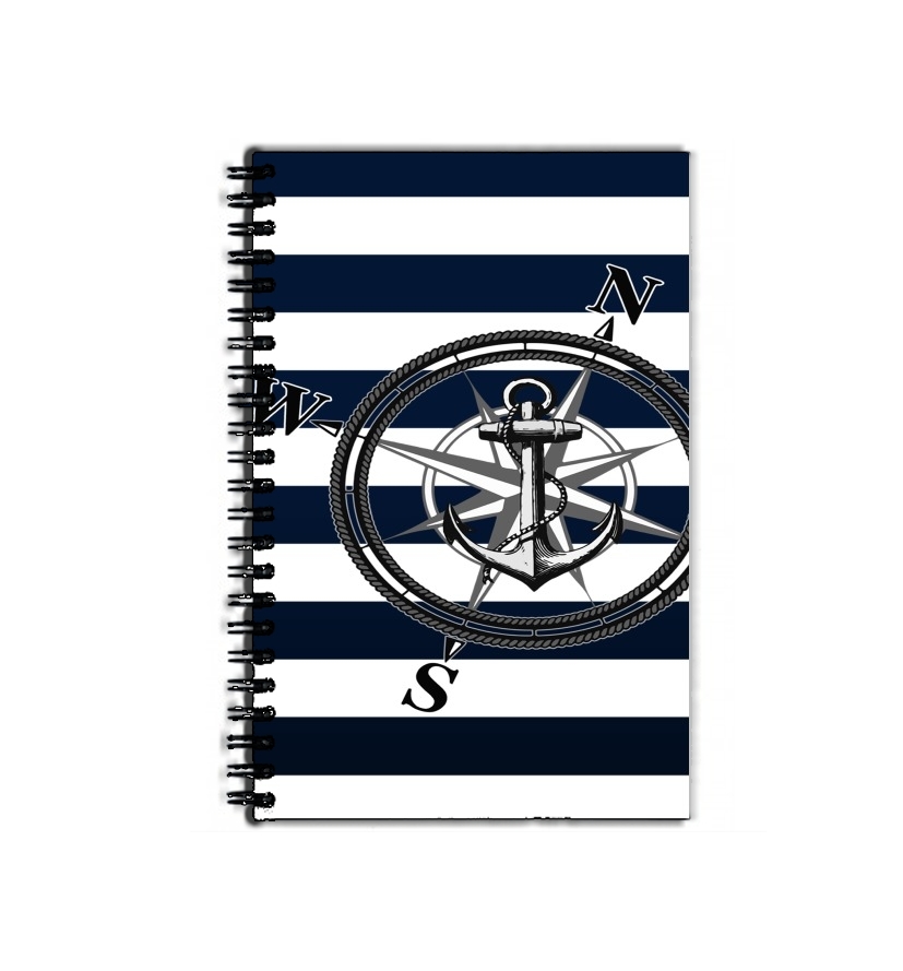 Cahier Navy Striped Nautica