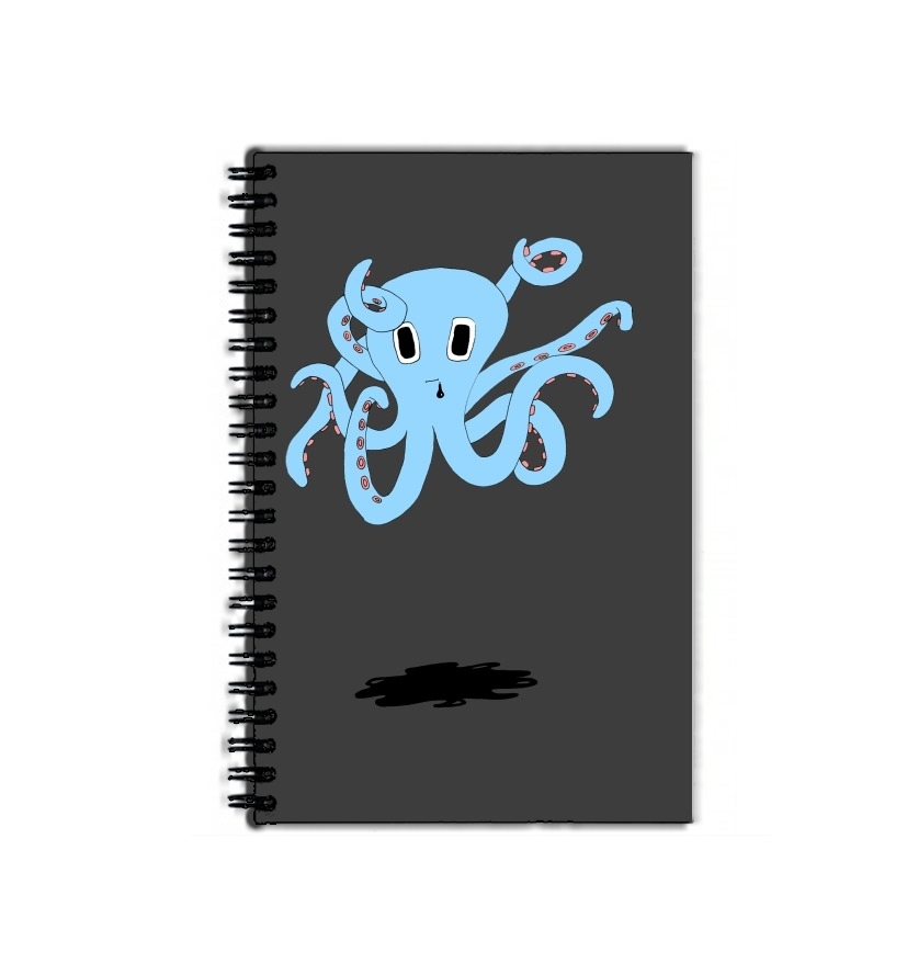 Cahier octopus Blue cartoon