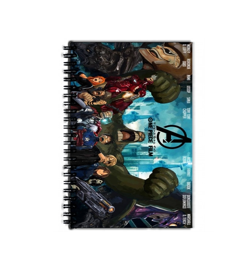 Cahier One Piece Mashup Avengers
