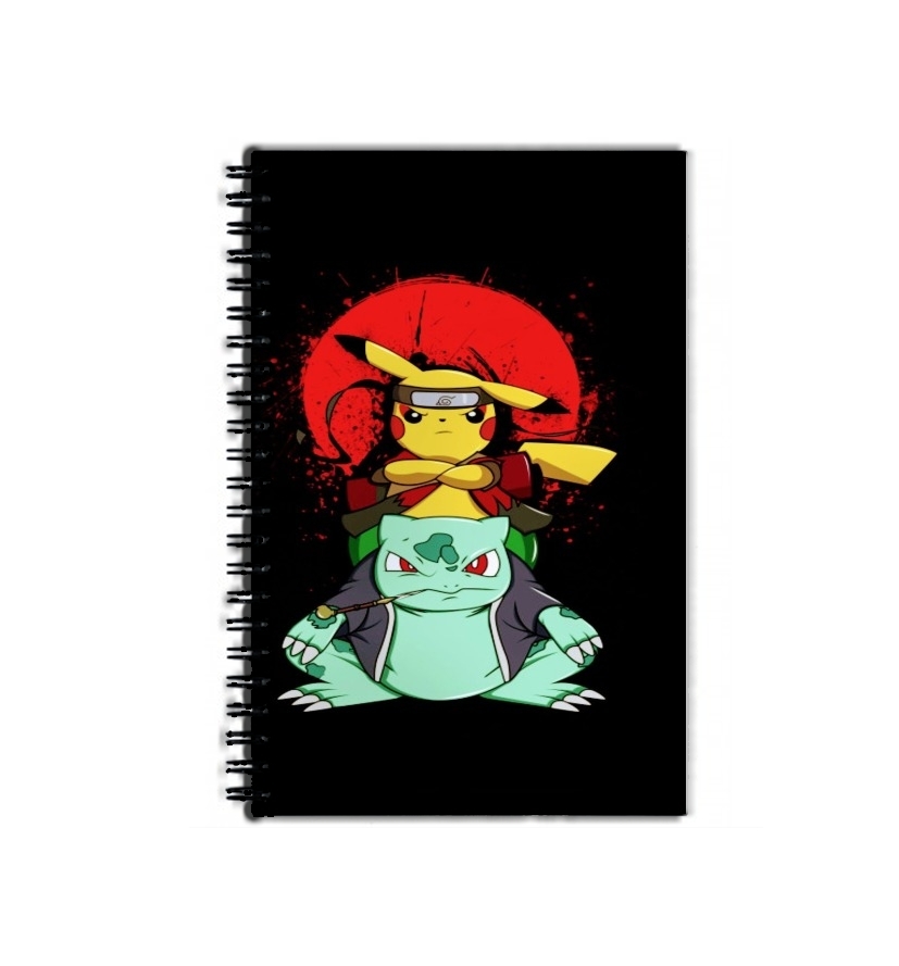 Cahier Pikachu Bulbasaur Naruto