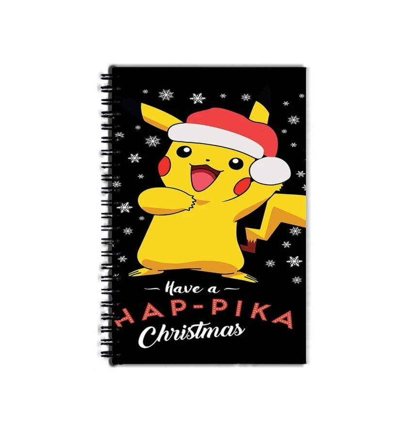 Cahier Pikachu have a Happyka Christmas