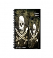 Cahier de texte école Pirate - Tete De Mort
