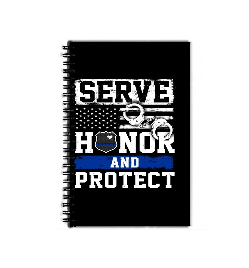 Cahier Police Serve Honor Protect