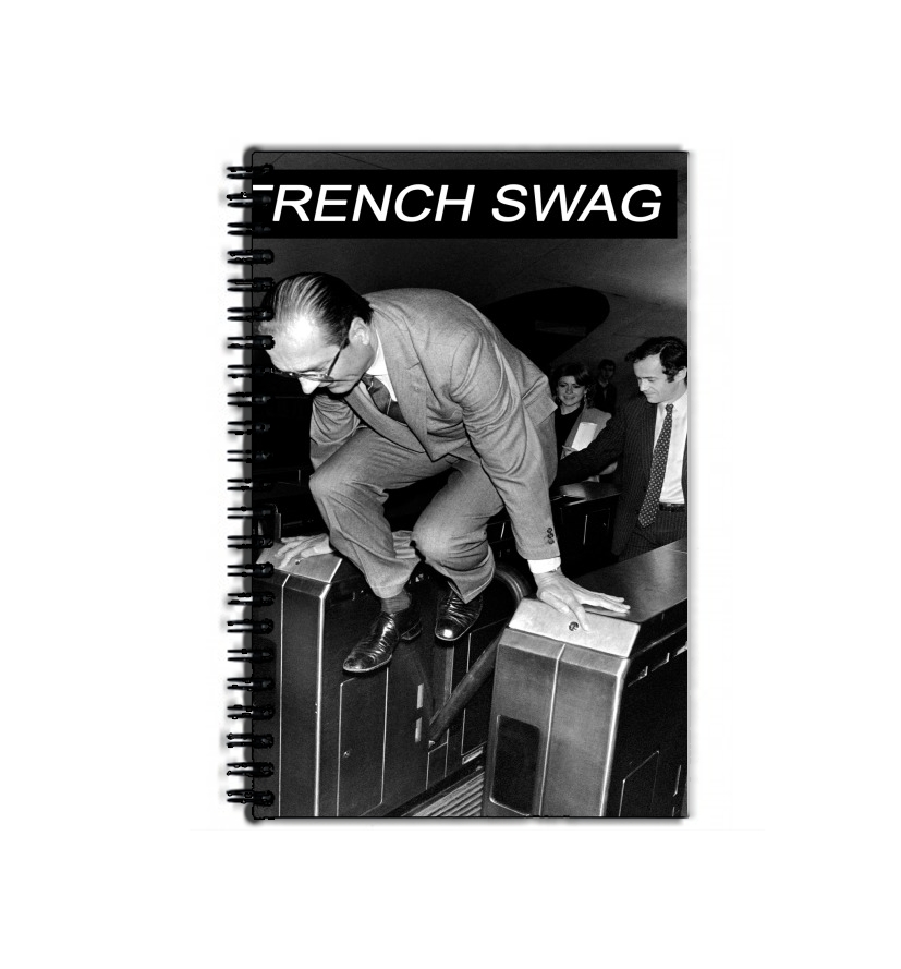 Cahier President Chirac Metro French Swag