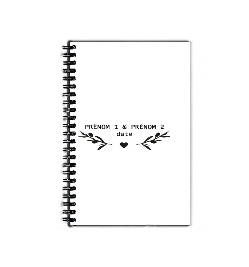 Cahier Tampon Mariage Provence branches d'olivier