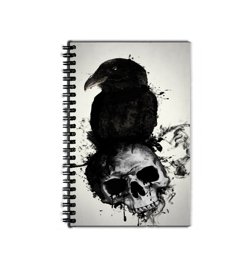 Cahier Raven and Skull