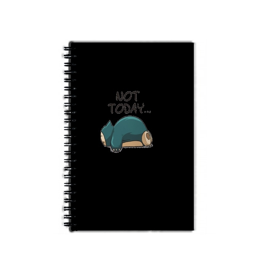 Cahier Ronflex Not Today pokemon