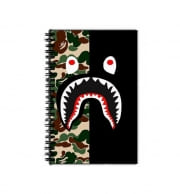 cahier-de-texte Shark Bape Camo Military Bicolor