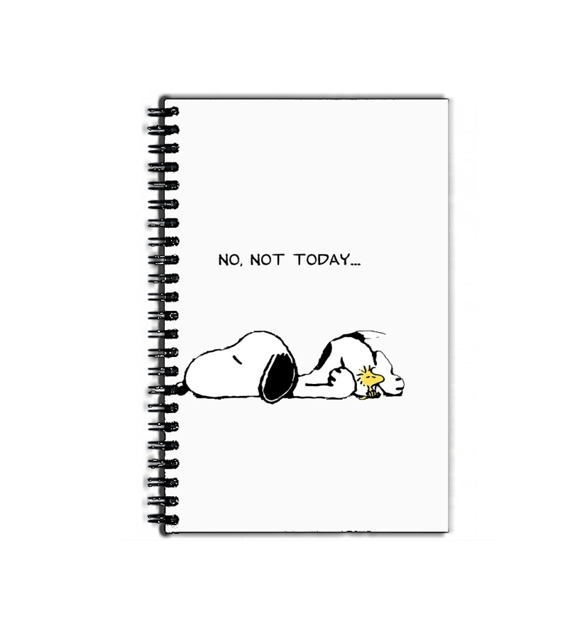 Cahier Snoopy No Not Today