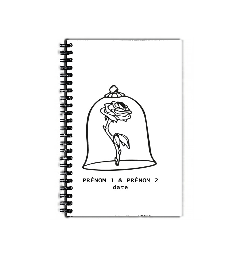Cahier Tampon Mariage inspiration Belle Rose