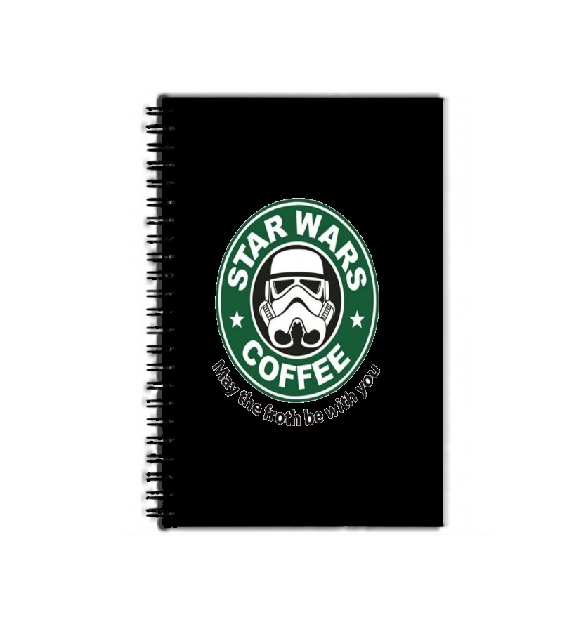 Cahier Stormtrooper Coffee inspired by StarWars