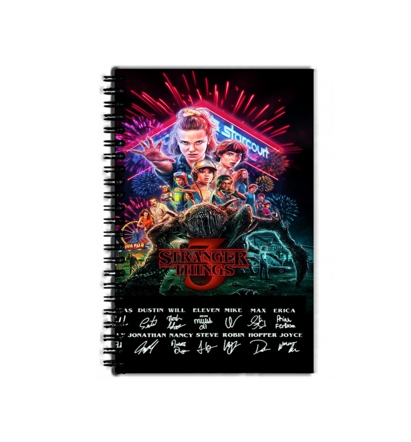 Cahier Stranger Things 3 Dedicace Limited Edition