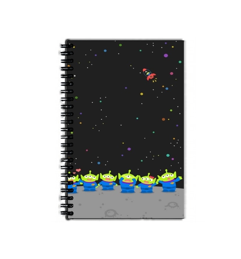 Cahier Toy Story Alien Road To the moon